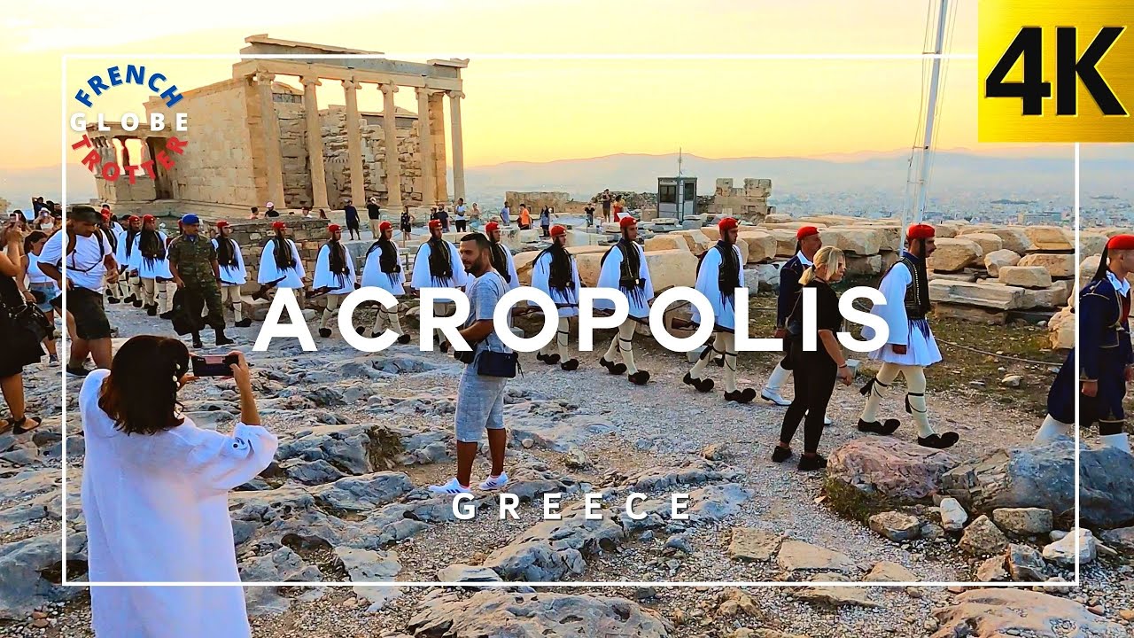 GREECE, ATHENS - Sunset Walk at ACROPOLIS 2022 🇬🇷UNESCO Parthenon— Erechtheion — Propylaea Ελλάδα