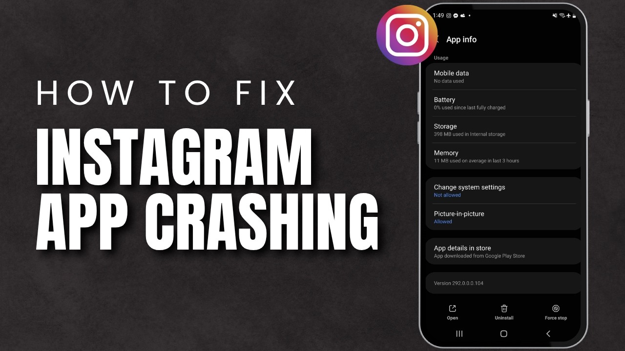 How To Fix Instagram App Crashing 2026 | Instagram Keeps Crashing Fix