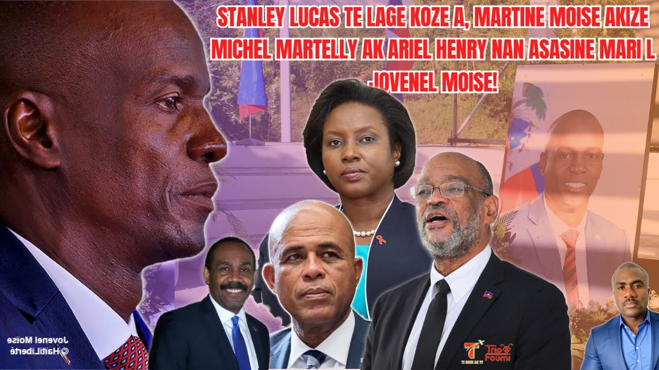 Michel Martelly ak Ariel ka nan kouri, Martine Moise akize yo nan dosye Jovenel Moise la, achiv pale