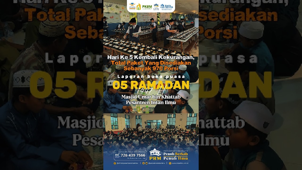 1000 PORSI BESOK SELASA HARI KE 6 RAMADAN 1447 H - HARI 5 RAMADAN 1447 H