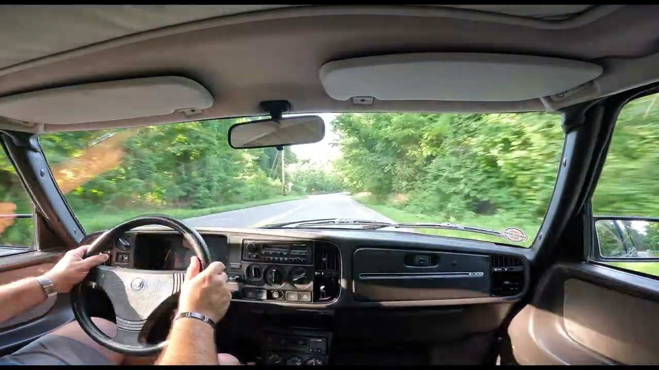 1988 Saab 900 Turbo SPG test drive!