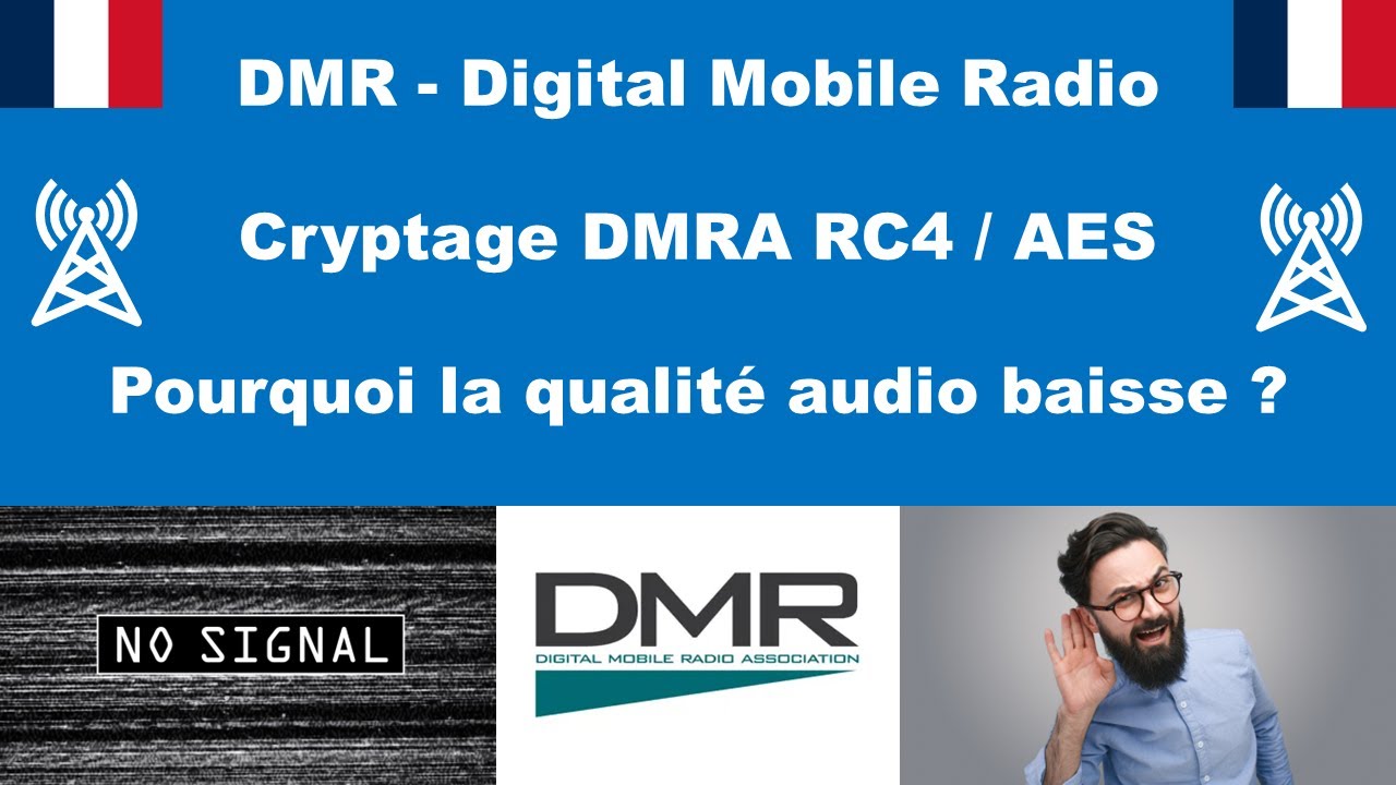 🇫🇷 [FR] DMR - Cryptage DMRA RC4/AES, pourquoi la qualité audio baisse ?