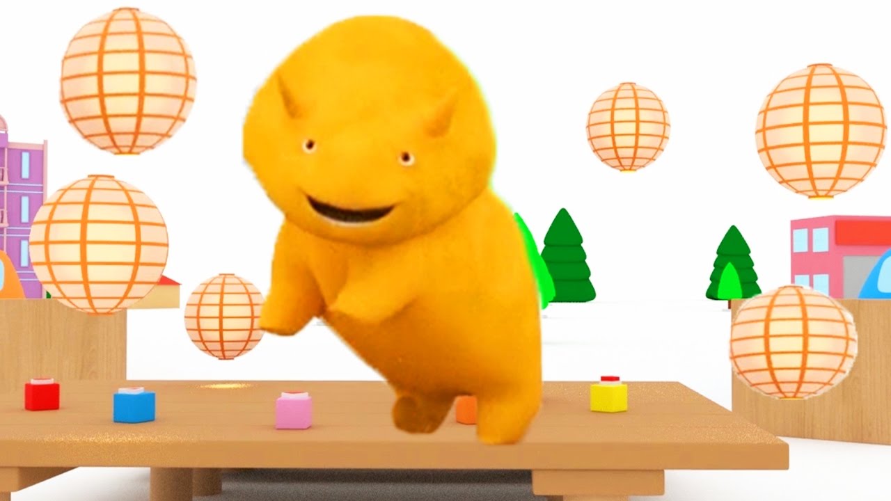 Aprenda as cores desembrulhando presentes de Natal com Dina e Dino, os Dinossauros