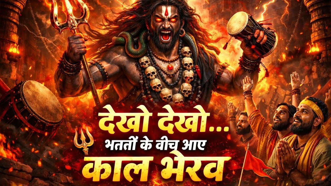 जय काल भैरव 🔱 Damru Nagada DJ Remix | Powerful Bhairav Baba Bhajan | Kaal Bhairav Song