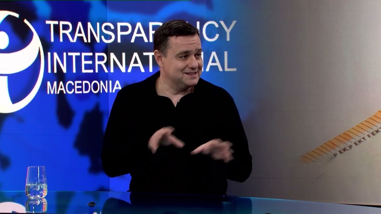Тема на денот со Благоја Пандовски, претседател на Транспаренси Интернешнл Македонија