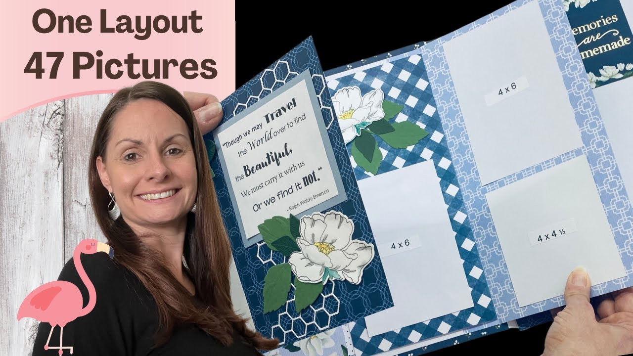 Scrapbook Flip Pages: Magnolia Interactive Layout (copy of my Butterfly layout)