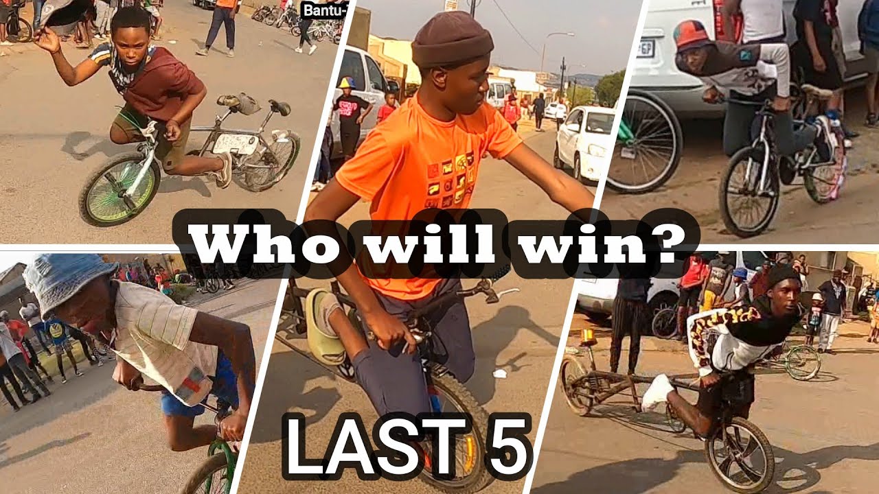 Winner of bicycle spinning competition (finals)