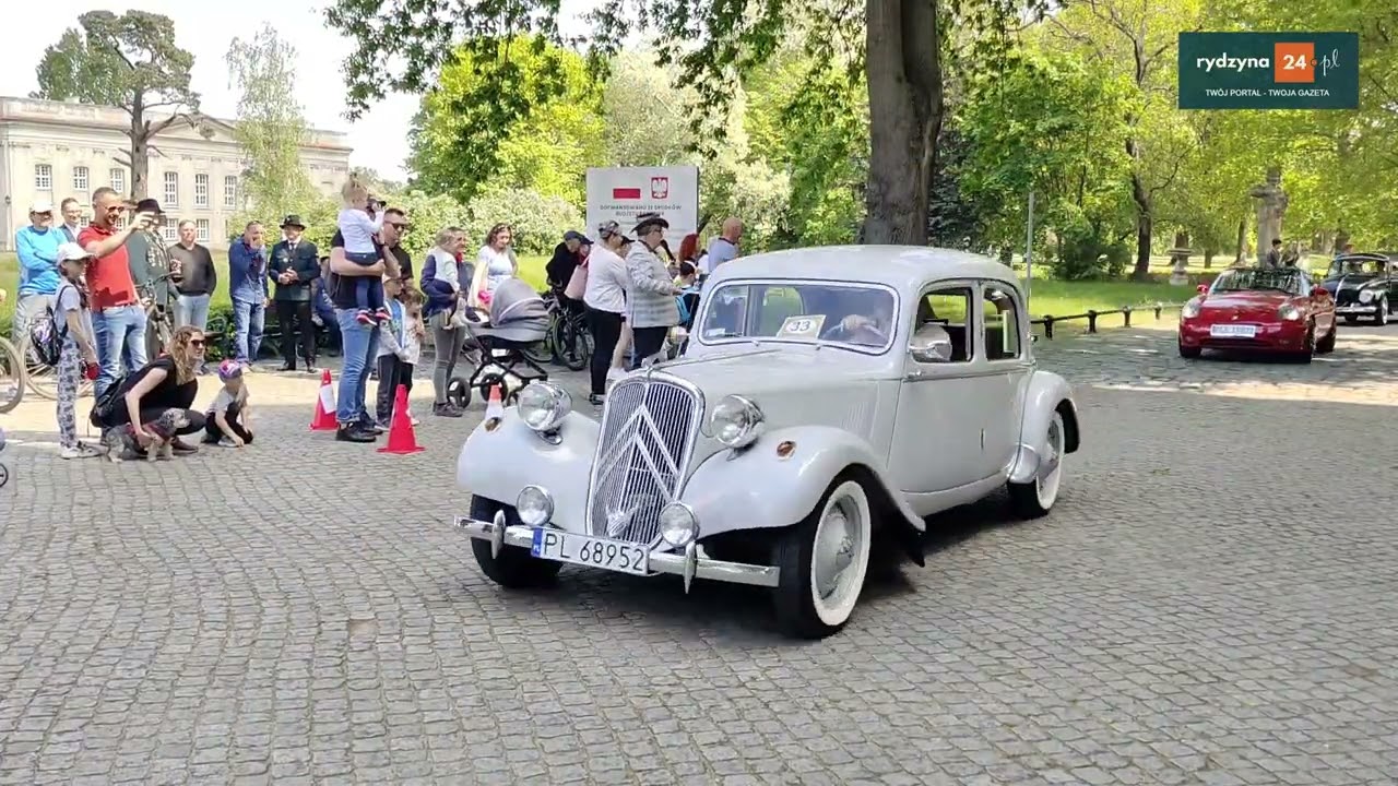 XX Rajd Pojazdów Zabytkowych w Zamku w Rydzynie