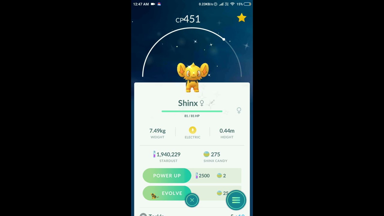Shiny Shinx, Luxio & Luxray - Pokemon Go