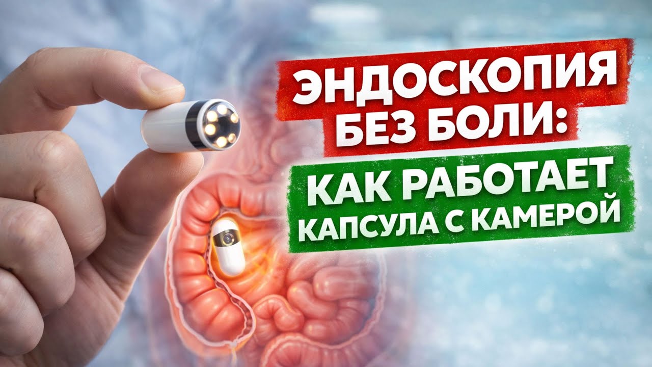Эндоскопия без боли: как работает капсула с камерой