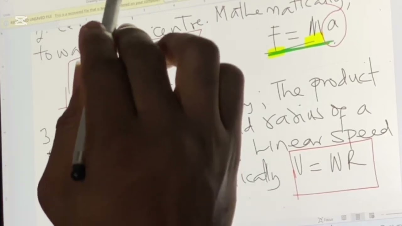 CIRCULAR MOTION BEST EXPLAINED 