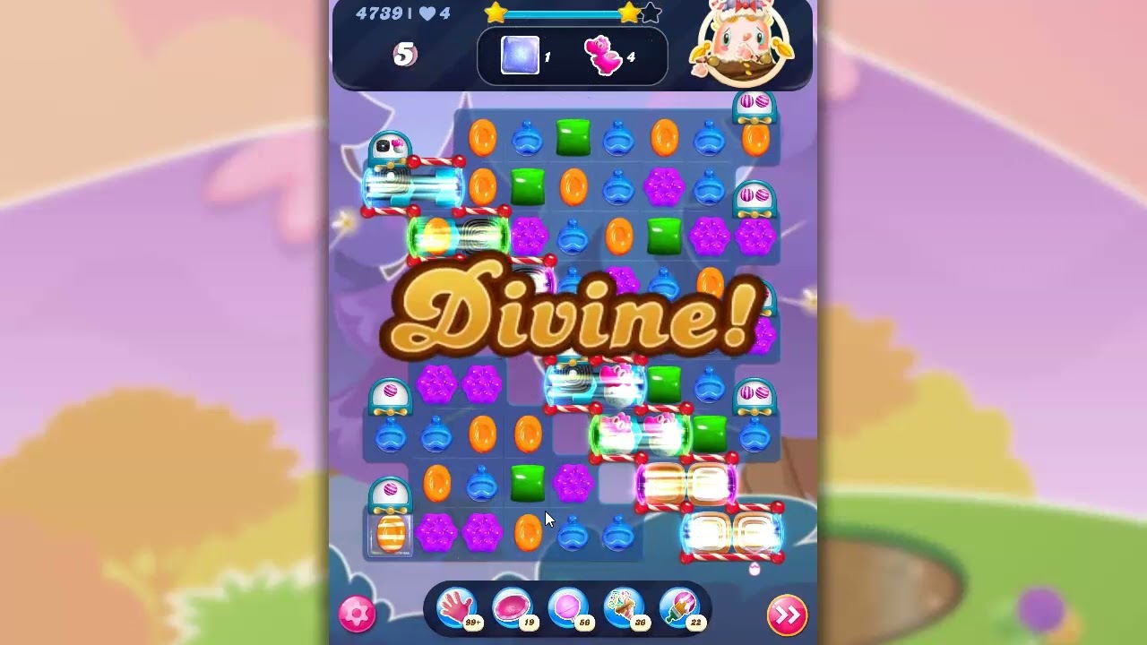 Candy Crush Level 4739 Talkthrough, 20 Moves 0 Boosters