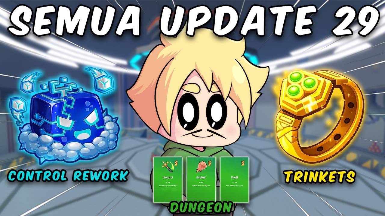 CONTROL REWORK!! DUNGEON!! Semua Update 29 BLOX FRUITS!!