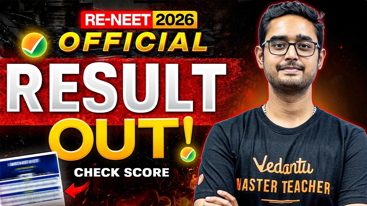 RE NEET 2026 Results Out! NTA Official Update | Check Score Now!