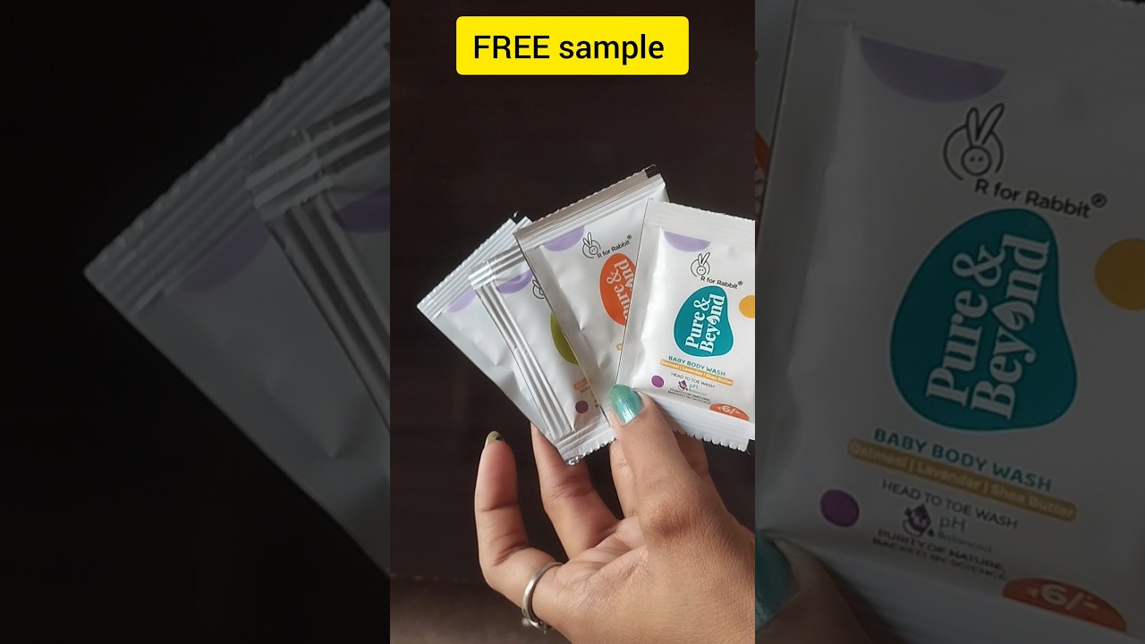 FREE sample products 🤩 R for rabbit free Diapers + New free gifts #freeshopping #freesample #viral