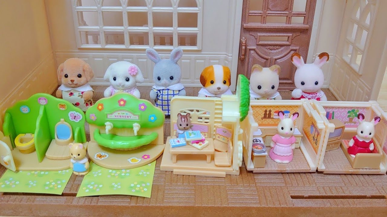 シルバニアファミリー ガチャガチャ 森のすてきなお部屋 森のなかよしようちえん ガチャポン sylvanianfamilies calicocritters 森林家族
