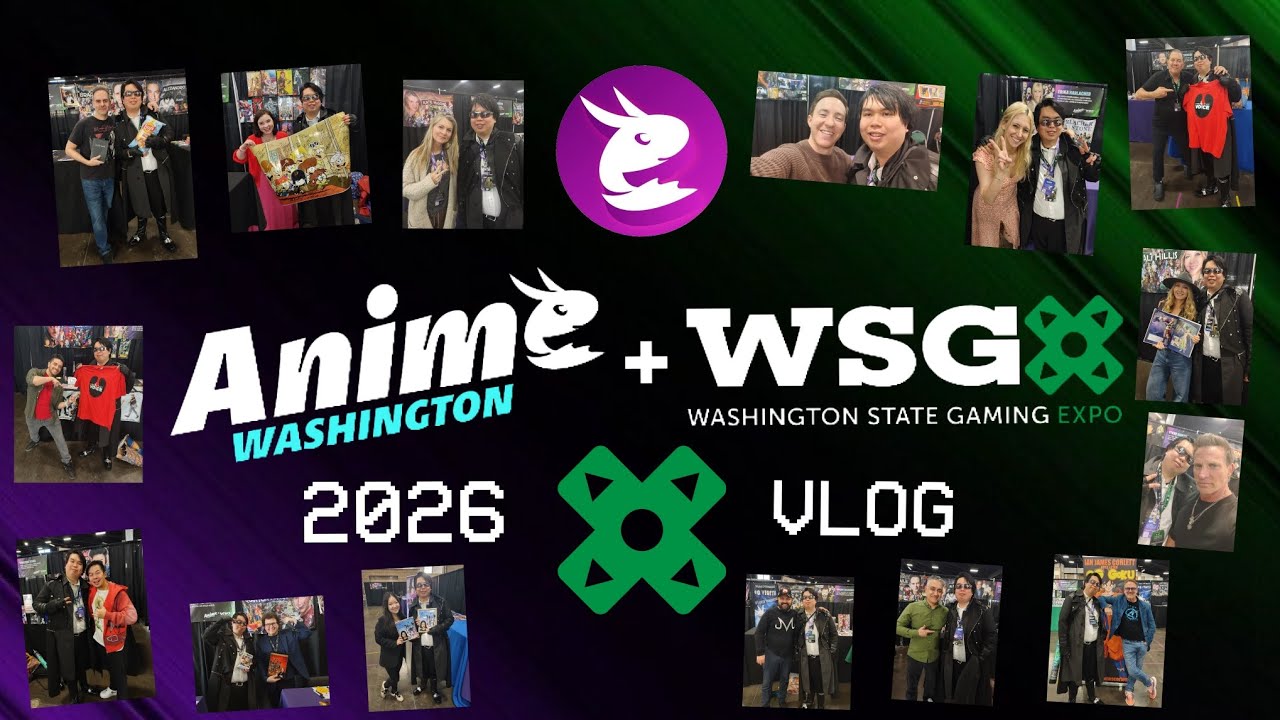 Anime Washington + WA Gaming Expo 2026 Vlog (Two Shows Collide)