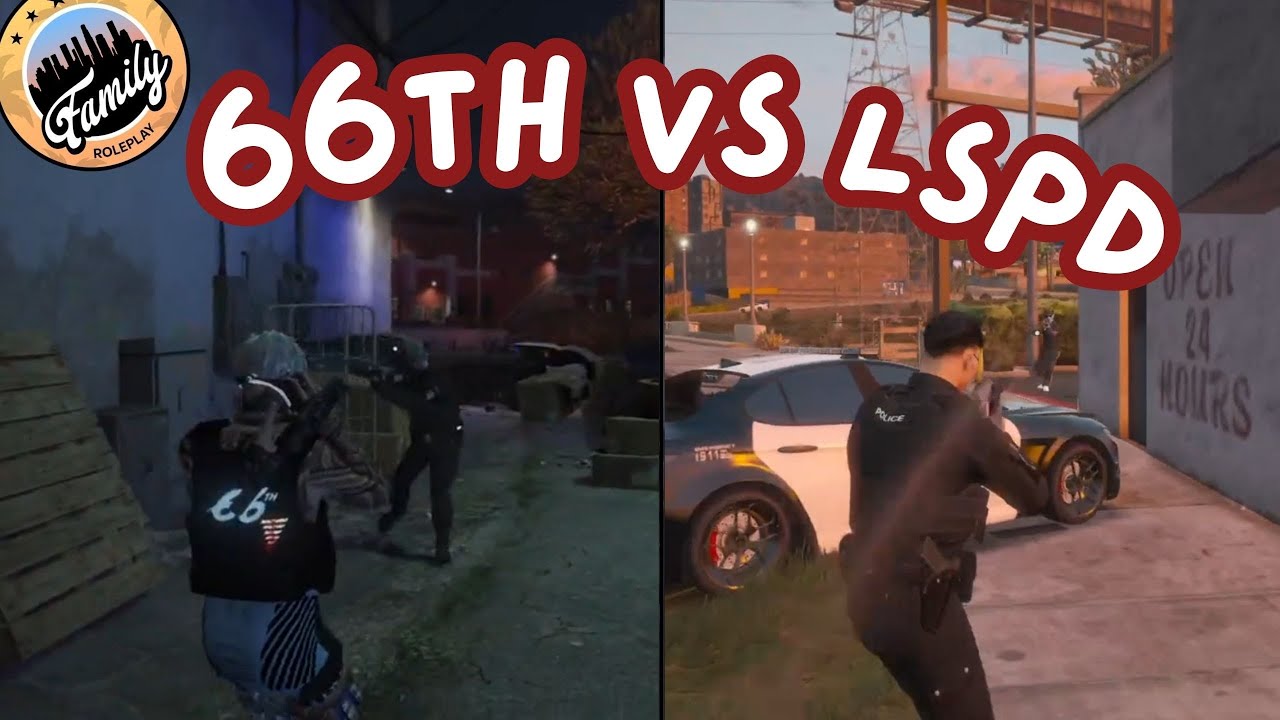 Fleca termina a tiros | 🌊 66th vs LSPD | FAMILY RP