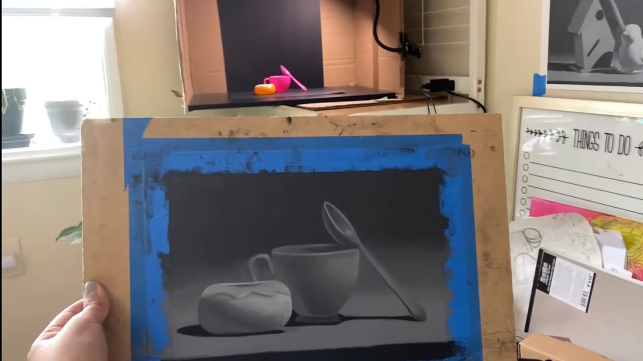 Why aren’t we learning composition?✨Evolve Art Student Vlog ✨ Ep. 6 painting from life