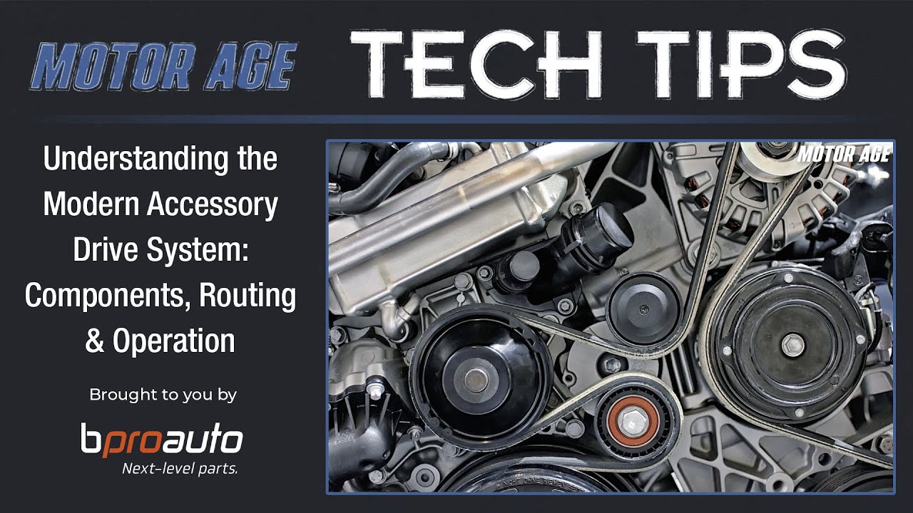 From Serpentine Belts to OAPs: What to Know About Accessory Drive Systems