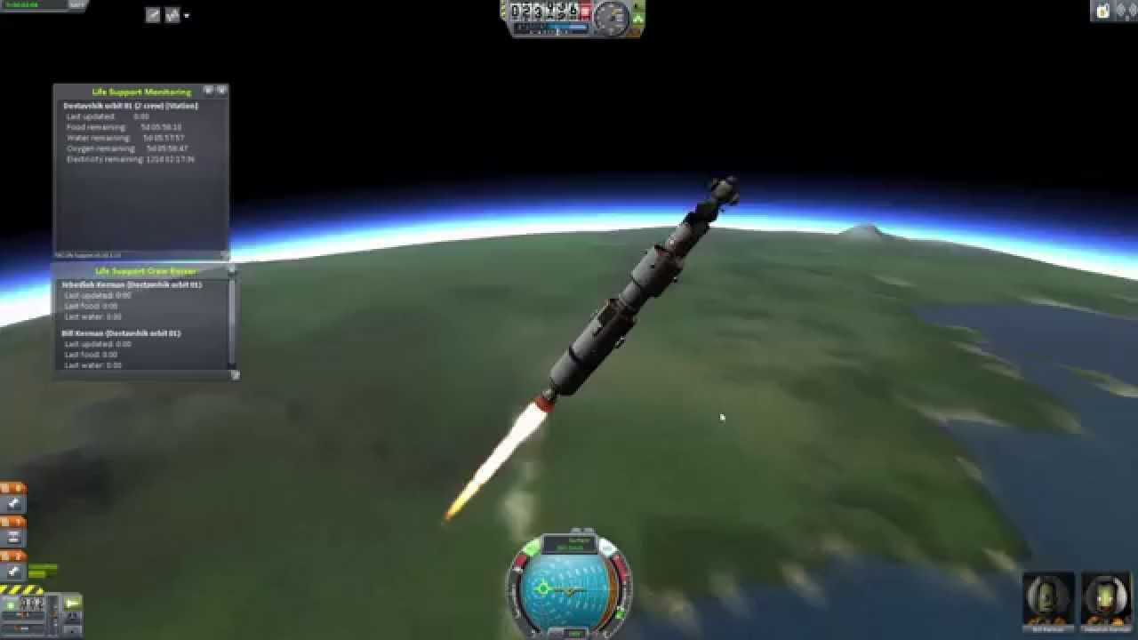 Разбираемся в USI kolonization system . Kerbal Space Program. Часть 1. Орбитальная.