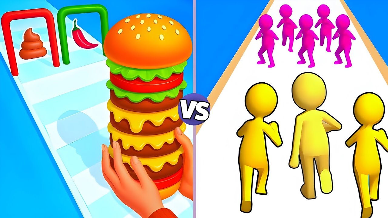 Sandwich Runner vs Join Clash 3D | Max Level - Android,iOS”Gameplay