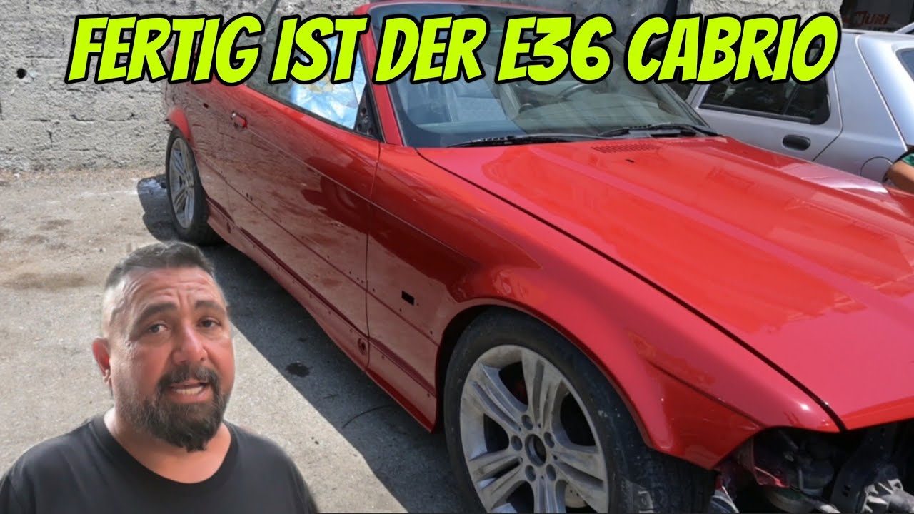 Fertig ist der BMW E36 Cabrio..Einmal über Lackiert....in Mersin 