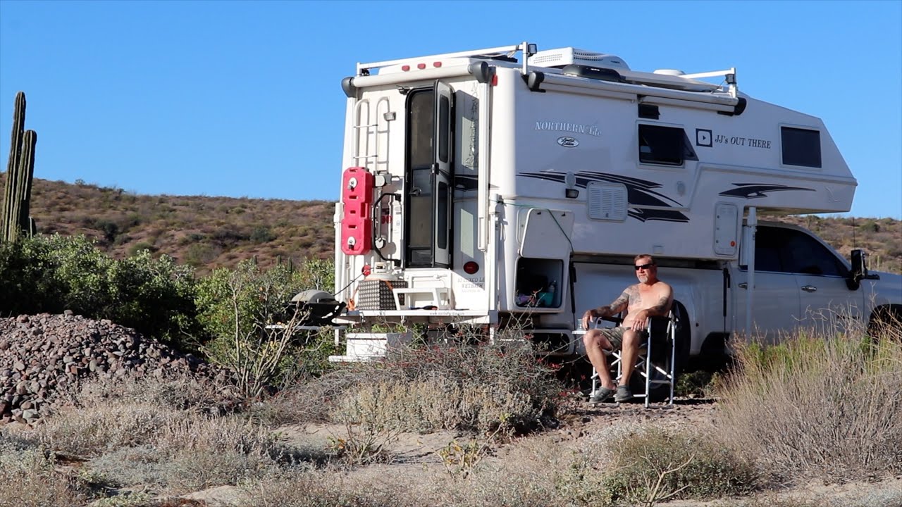 Favourite boondocking site on the Sea of Cortez,  BaJa California. E-94