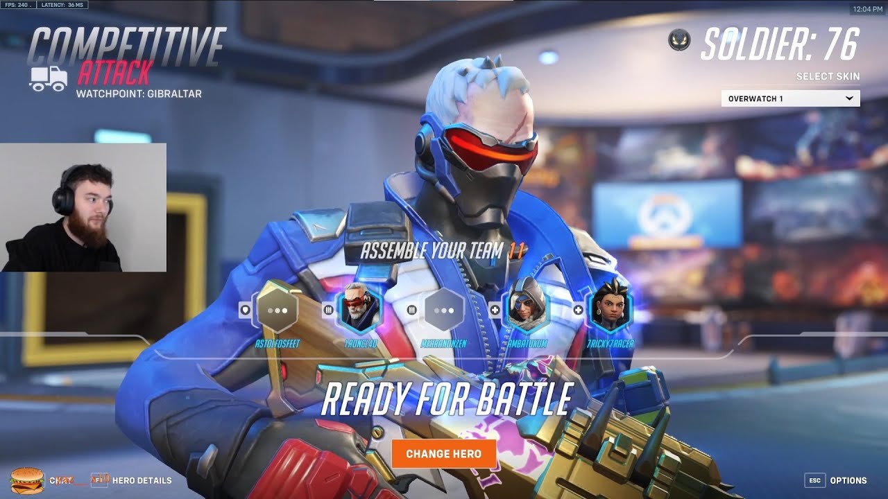 DAFRAN SOLDIER 76 + TRACER OVERWATCH 2 SEASON 11 GAMEPLAY