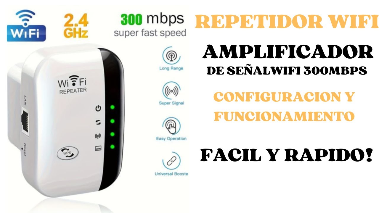 CONFIGURACION REPETIDOR WIFI | AMPLIFICADOR DE SEÑAL|FACIL Y RAPIDO!!