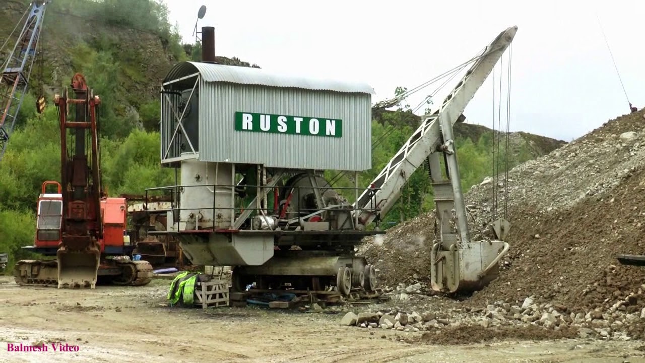 SIX Vintage Excavators Working and the Steam Navvy.