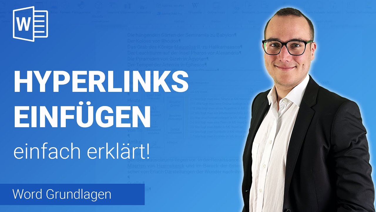 HYPERLINKs einfügen einfach erklärt | Lerne Microsoft Word ✅