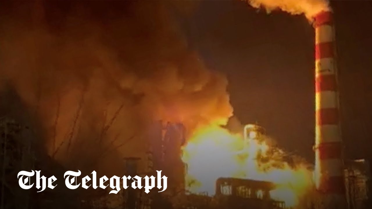 Ukraine 'blows up Russian Black Sea oil terminal'