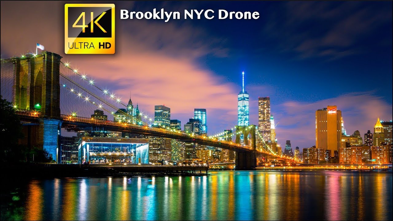 Brooklyn New York City NYC - 4K UHD Drone Video