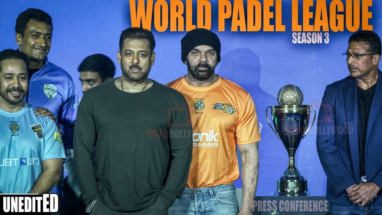 UNCUT - World Padel League Season 3 | Press Conference | Salman Khan, Sohail Khan, Mahesh Bhupathi
