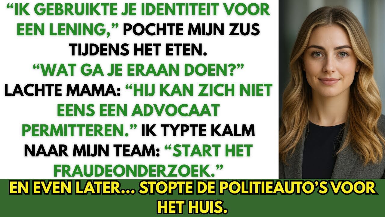 Mijn Zus Gebruikte Mijn Identiteit Voor Een Lening Van $85.000 — Ze Wist Niet Wie Ik Was.