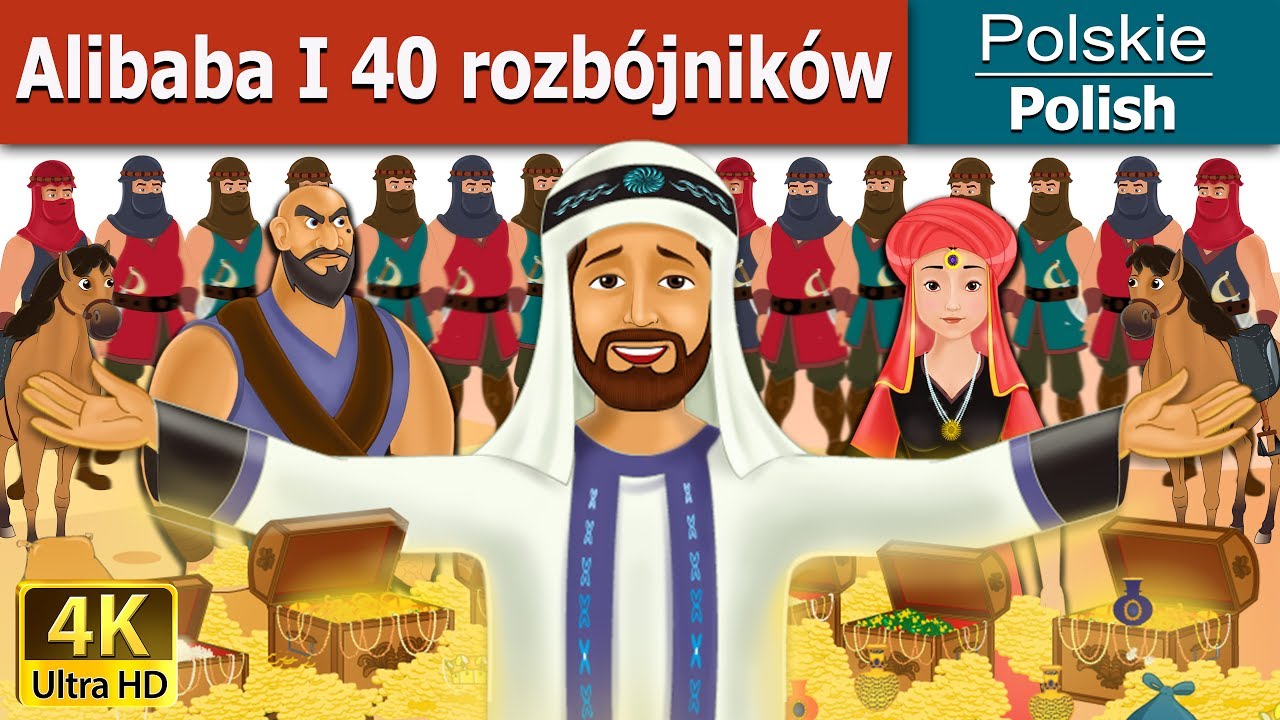 Alibaba I The Alibaba and 40 Thieves in Polish | Bajki dla Dzieci | @PolishFairyTales