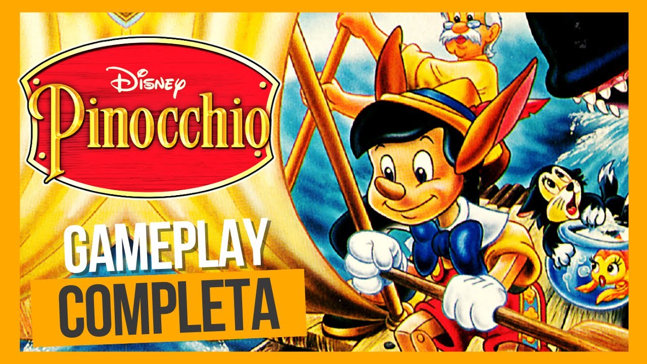 PINOCCHIO [MEGA DRIVE] GAMEPLAY/DETONADO/FULL GAME