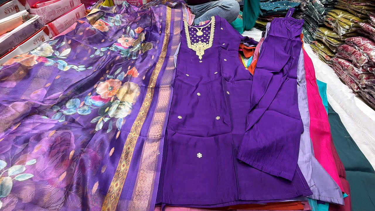 Chickpet Bangalore wholesale designer Kurti sets||Single piece courier available 