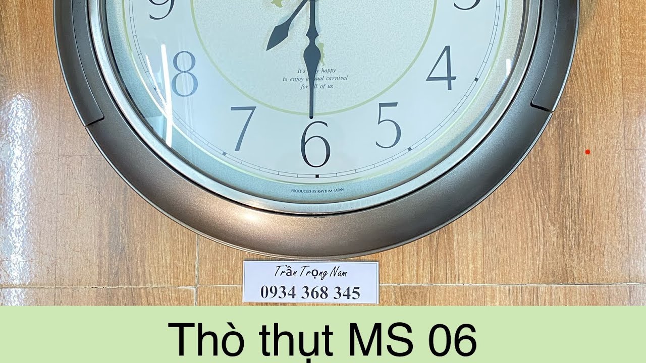 Thụt thò MS 06: Rhythm Small World Citizen Nhật, ĐK 40,5cm, thò ra 68cm; 0934368345