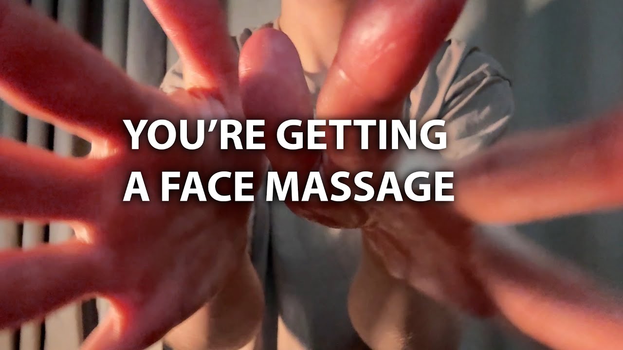 Relaxing Face Massage ASMR | Soothing Finger Movements