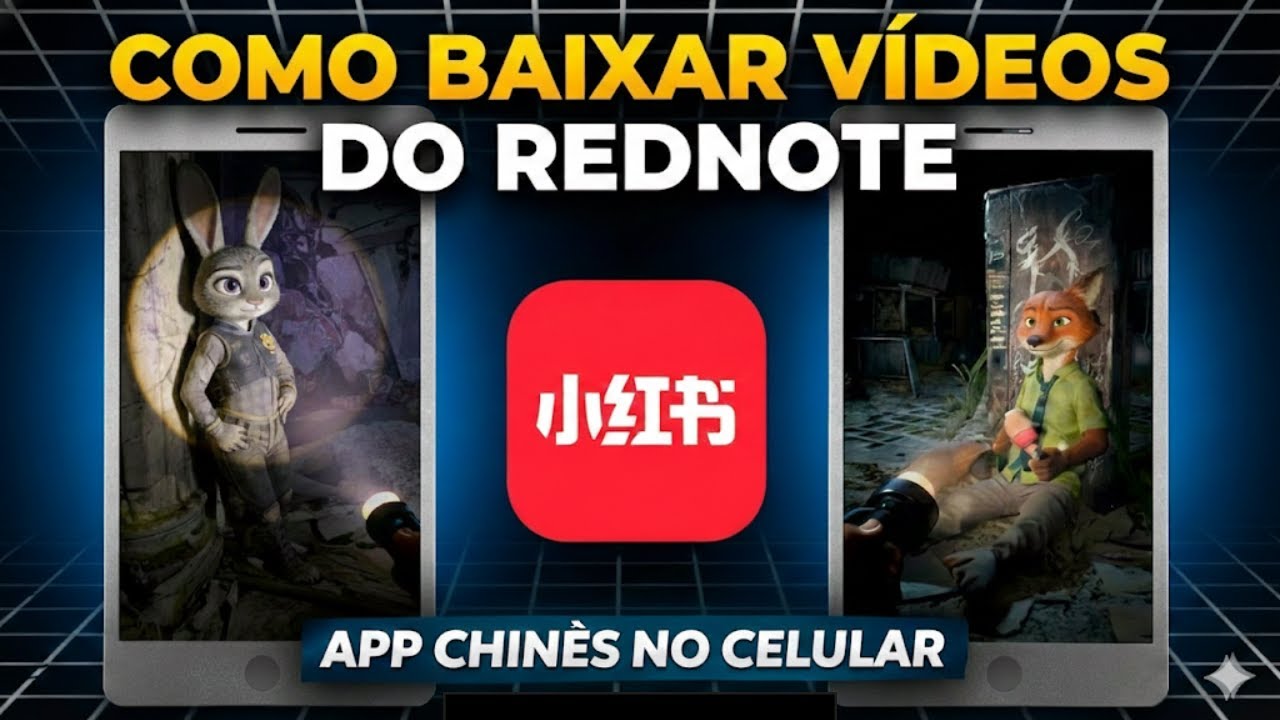 Como Baixar e Modelar Vídeos Chineses no Celular | Rednote Sem Marca d’Água