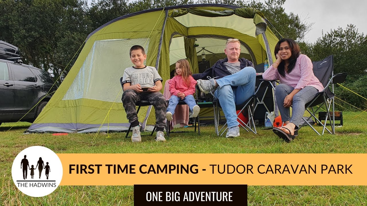 Обзор кемпинга Tudor Caravan Park | Наш первый поход | Палатка Vango Casa