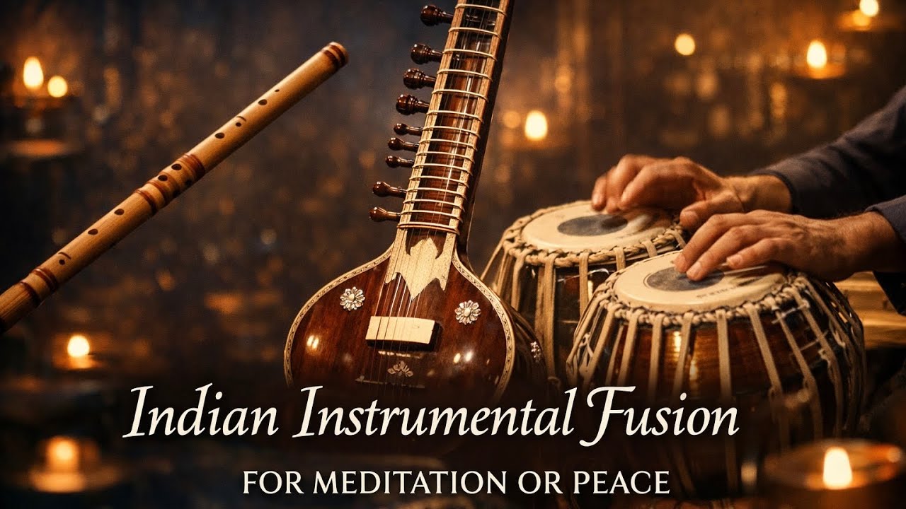 Relaxing Indian Classical Music | Meditation, Yoga & Sleep | Flute , Sitar , Table Fusion