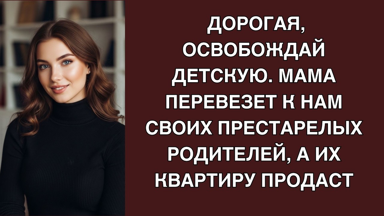 Дорогая, освобождай детскую  Мама перевезет к нам своих престарелых родителей, а их квартиру п