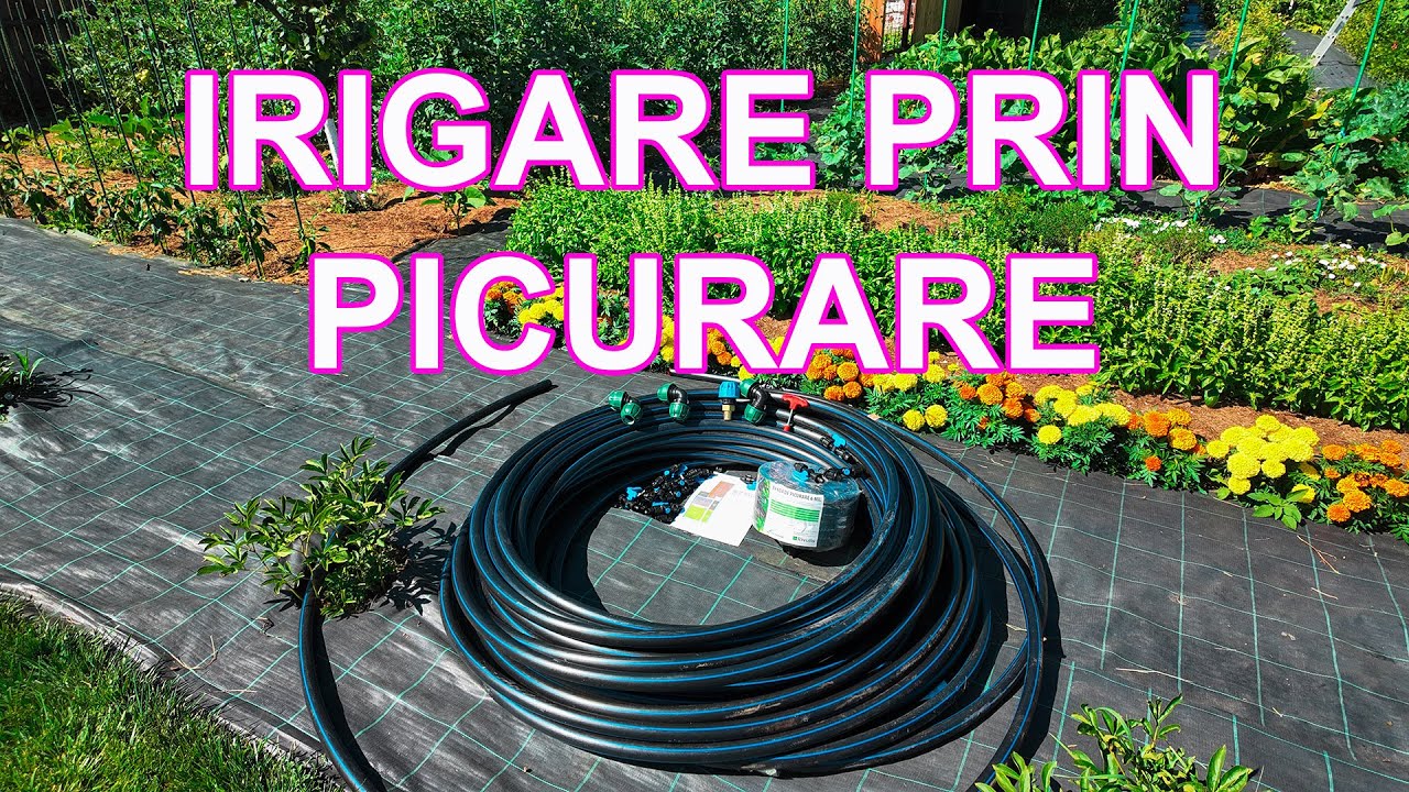 MONTARE SISTEM IRIGARE PRIN PICURARE - KIT COMPLET