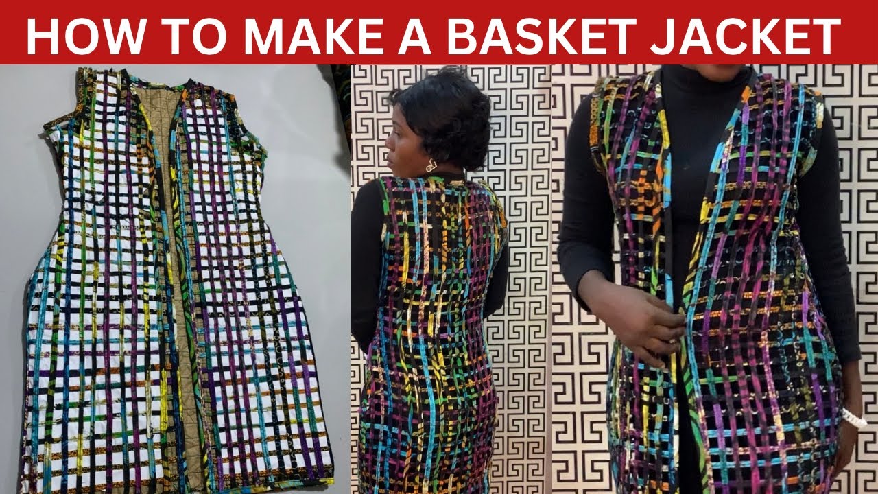 HOW TO SEW A BASKET JACKET STEP BY STEP DETAILED TUTORIAL PART 2