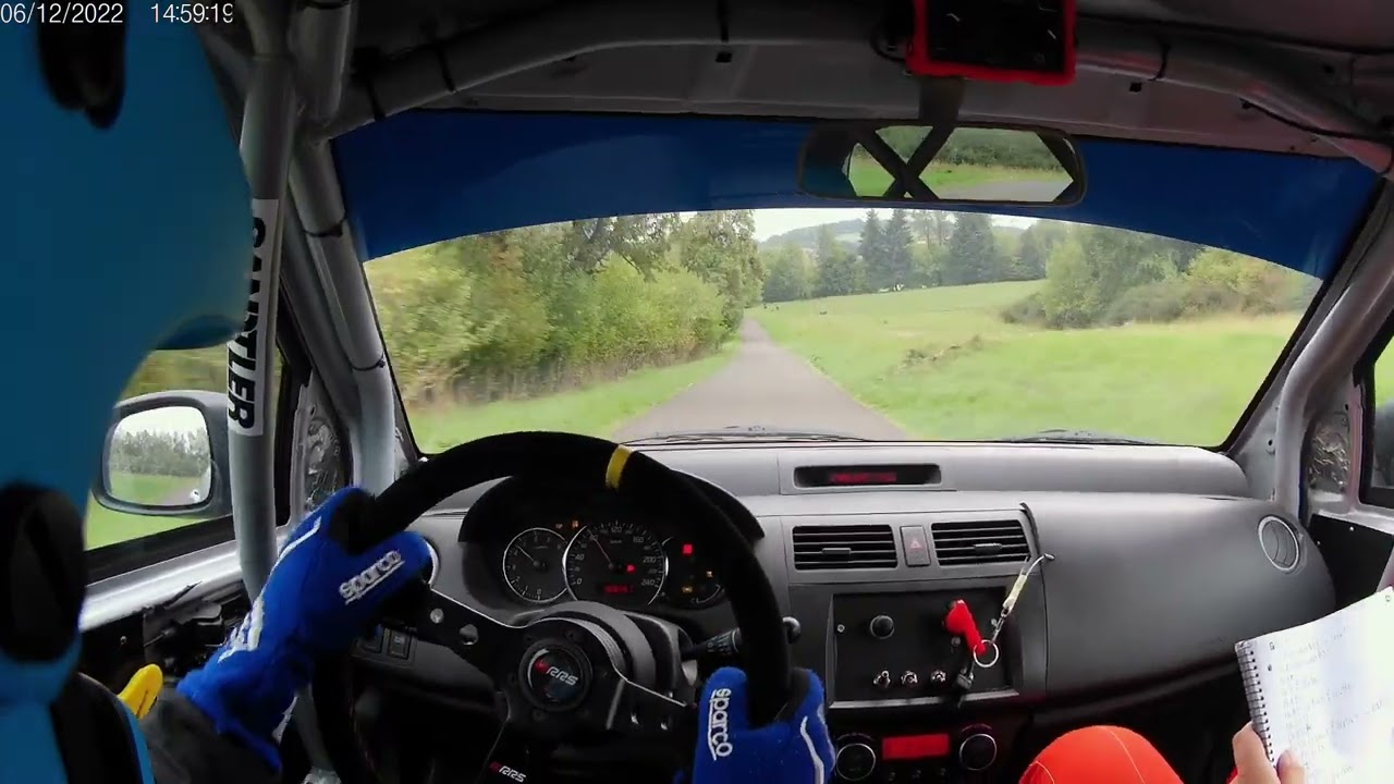 Rallye Kohle und Stahl 2022 WP1 Onboard /Max Voigt / Suzuki Swift Sport