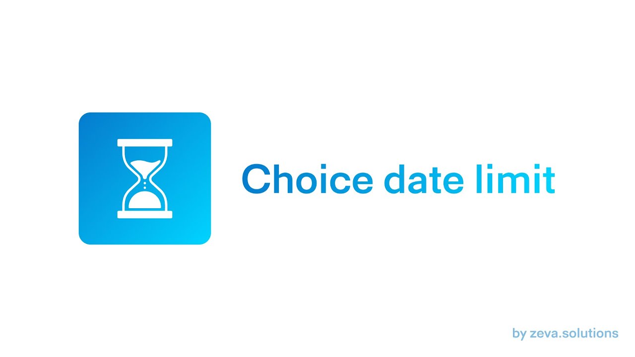 Choice date limit | Addon for Google Forms&trade;