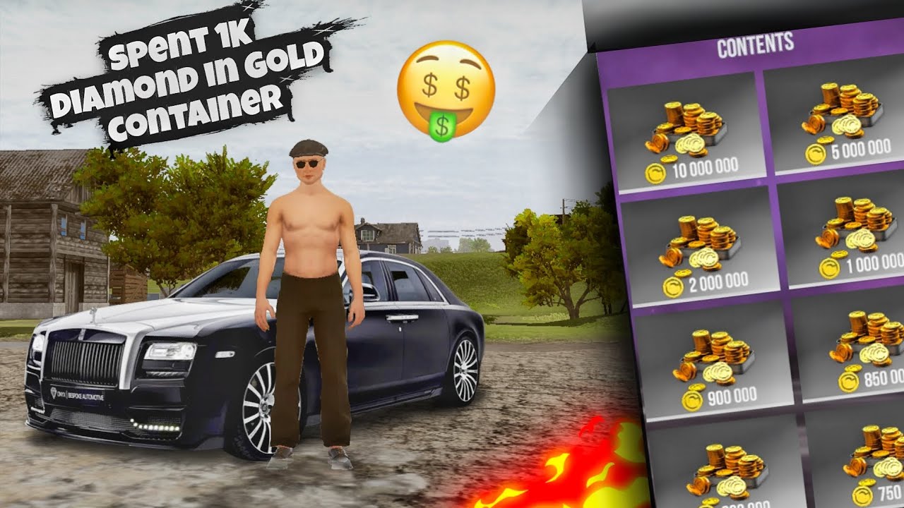 Today I opened GOLD CONTAINERS in MadOut2 using 1,000 diamonds 💎